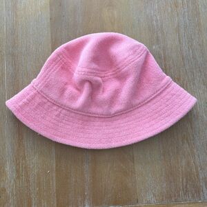 Toddler Girl - One Size - Pink Cozy Bucket Hat